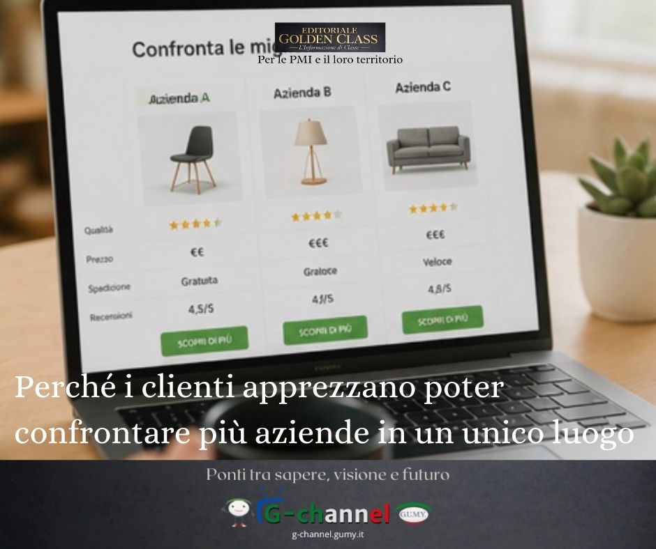 Perché i clienti apprezzano poter confrontare più aziende in un unico luogo